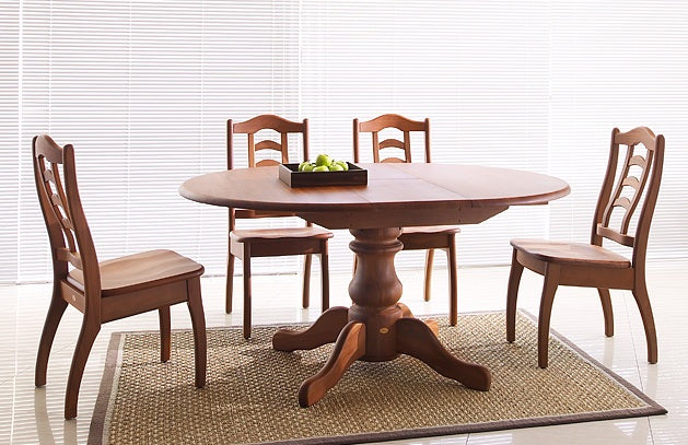 Solid Nyatoh Dining Table -Extendable - Lian Star