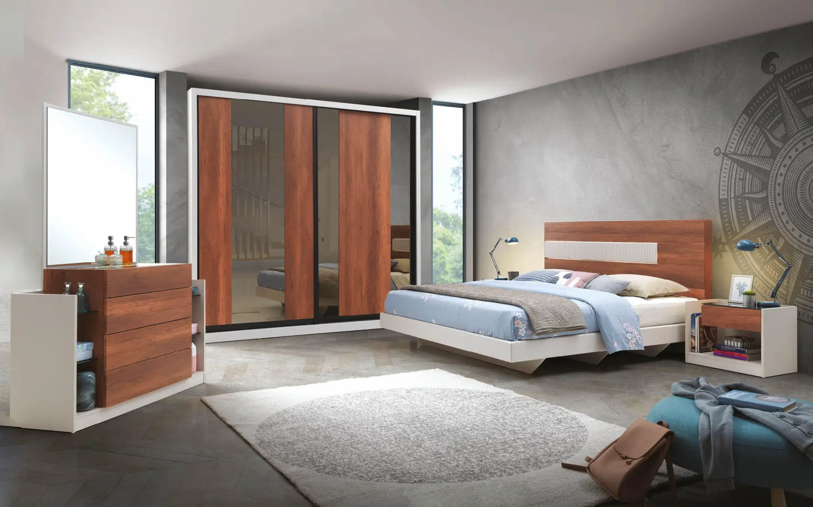 B-SERIES BASS Bedroom Set - Lian Star