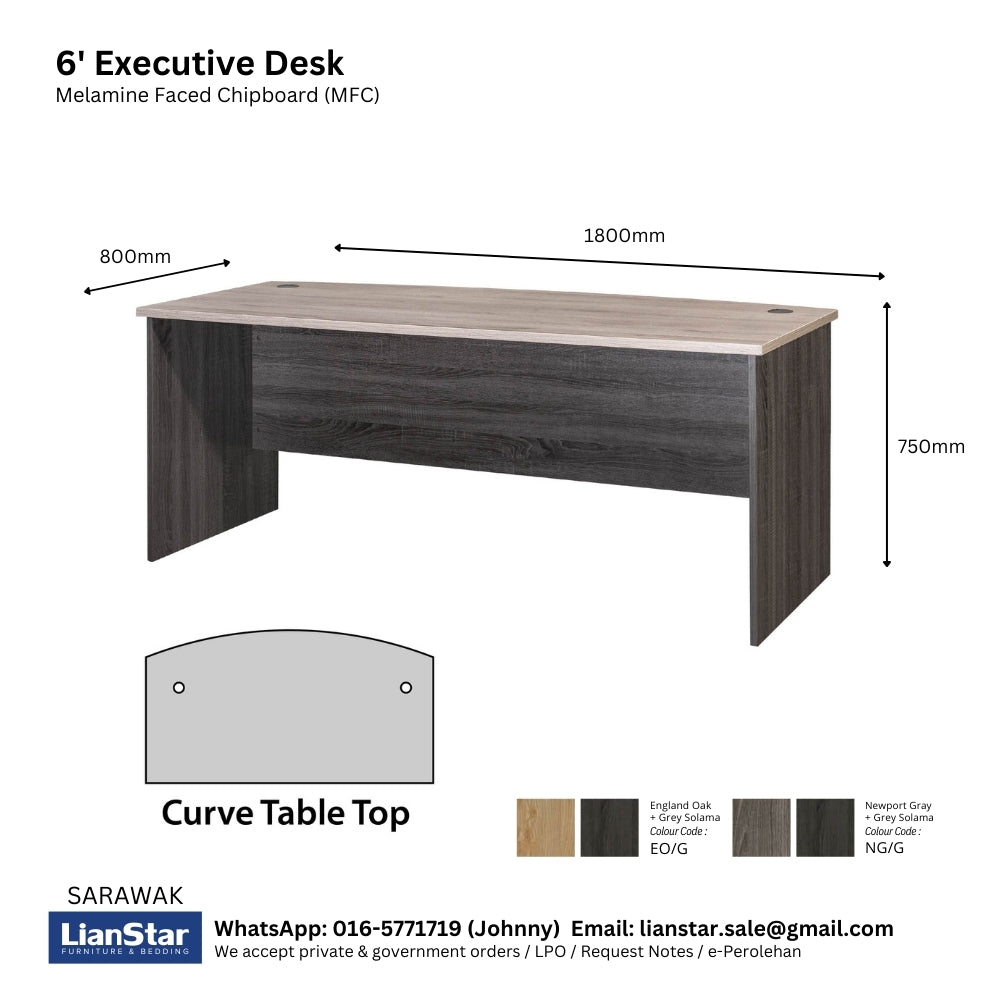 MP Standard Executive Desk