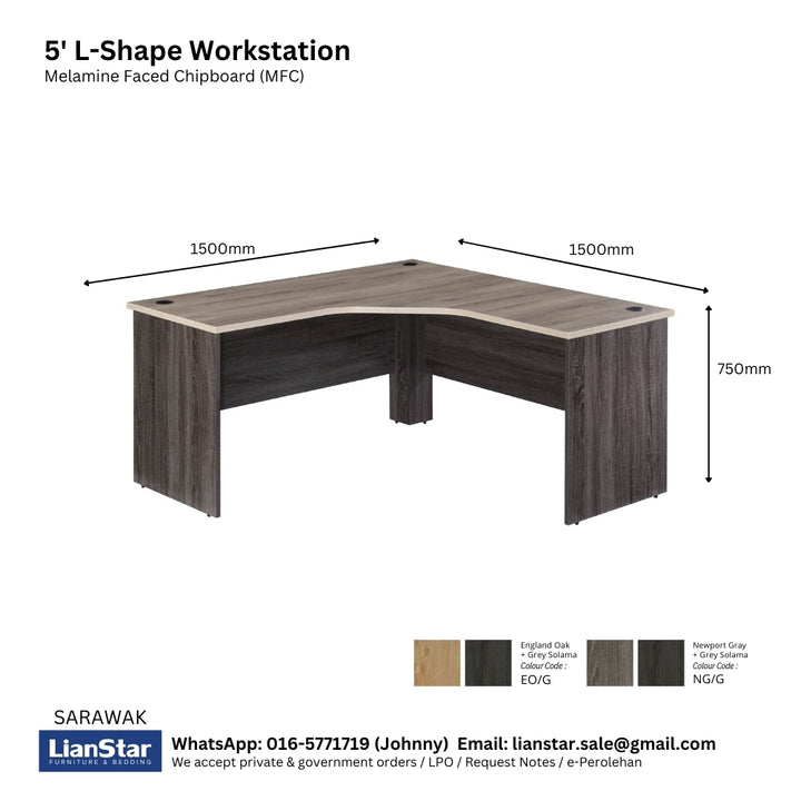 MP L-Shape Office Desk