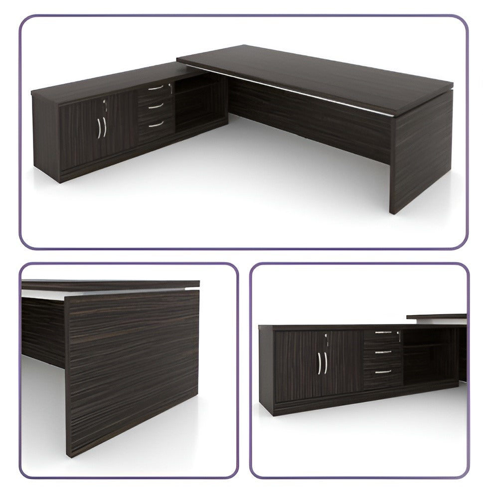 MARS Director Table with Cabinet - Lian Star