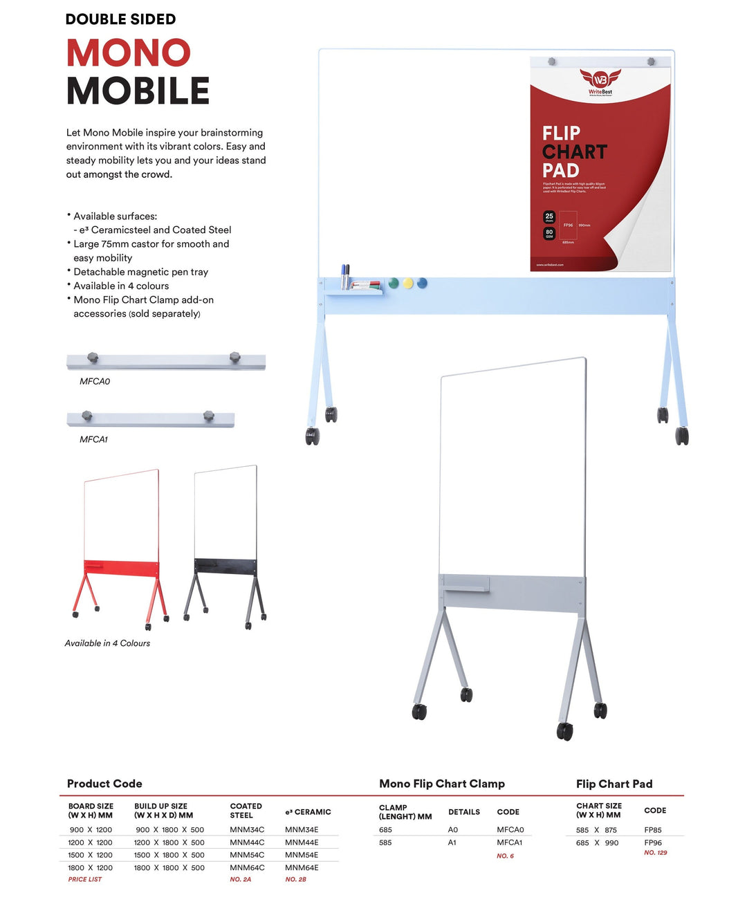 MONO Double Sided Mobile Board