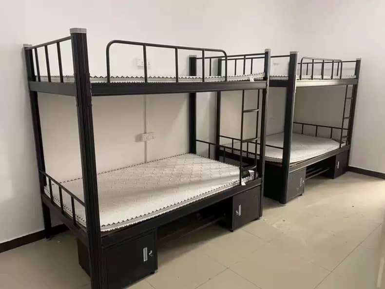 DD-LS02 Hostel Double Decker Bunk Bed c/w 15mm Wood
