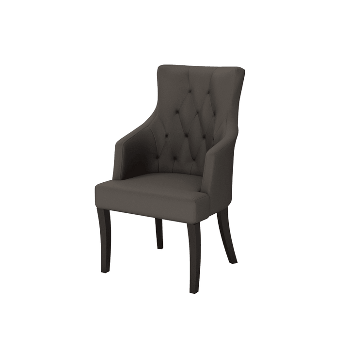 Thea Elegant High Back Tufted Dining Chair with Armrest - main view