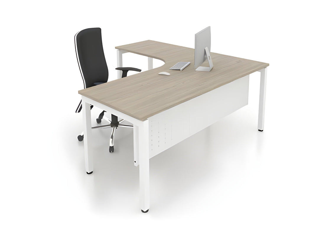 Square Leg Modern L-Shape Desk - Lian Star