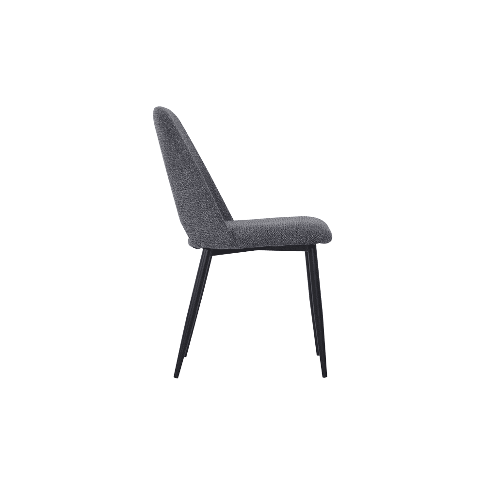 Livia Modern Sleek Dining Chair - side view