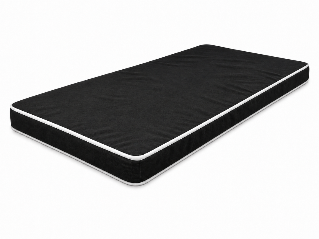 Rebond 304 Flex Mattress — black, Single size, 4 inch rebonded budget mattress